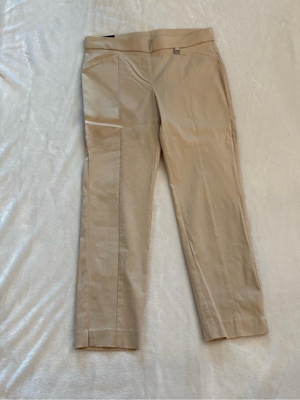 Rafaella Pull On Slim Chino Pants